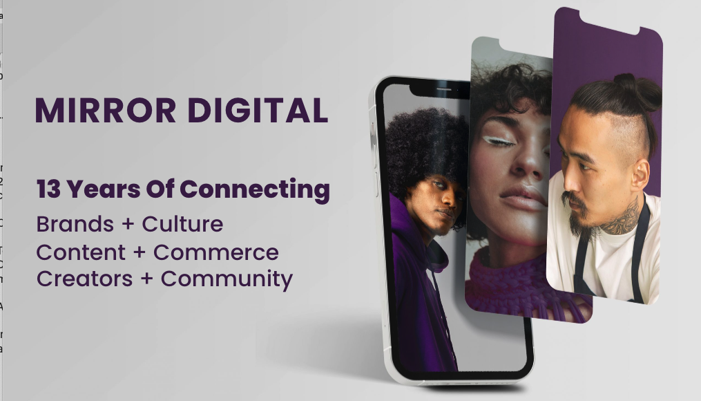 Mirror Digital site on the importance of multicultural creators and messaging