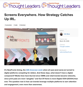 Article featuring Atmosphere TV and MediaScience