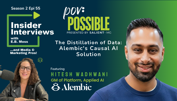 Insider Interviews Podcast featuring Alembic's Hitesh Wadhwani on Causal AI